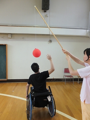 風船打ち練習器